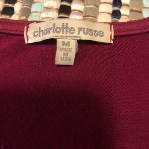Charlotte Russe magenta dress